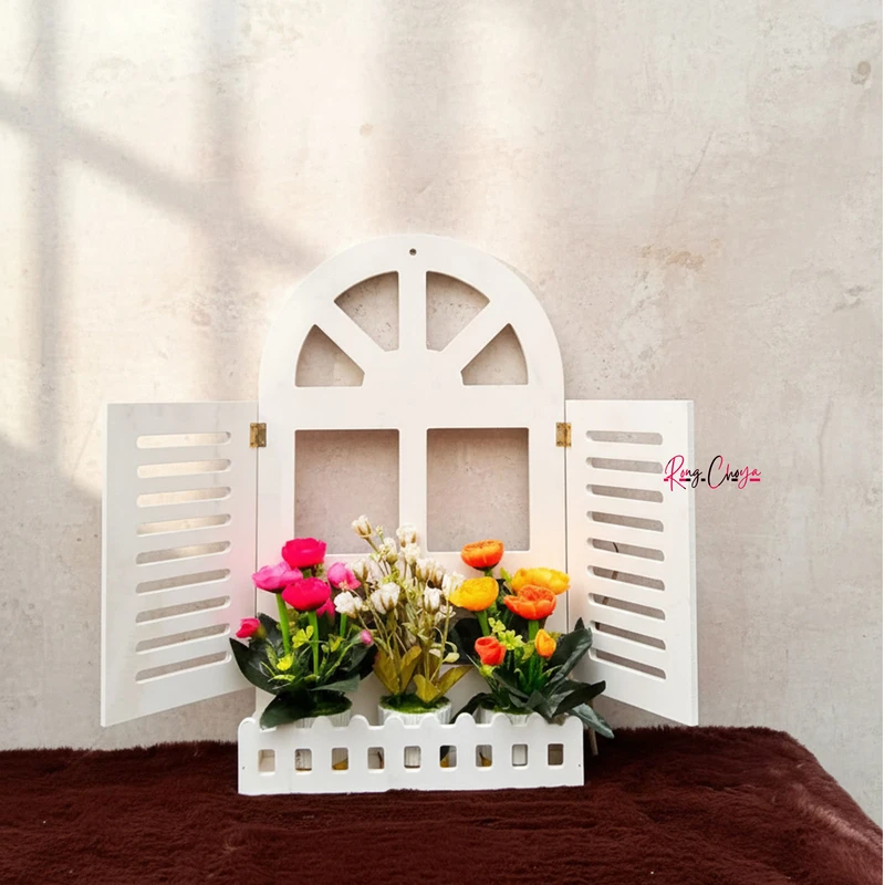 ফুলসহ জানালা - Window with Flowers Combo - 1