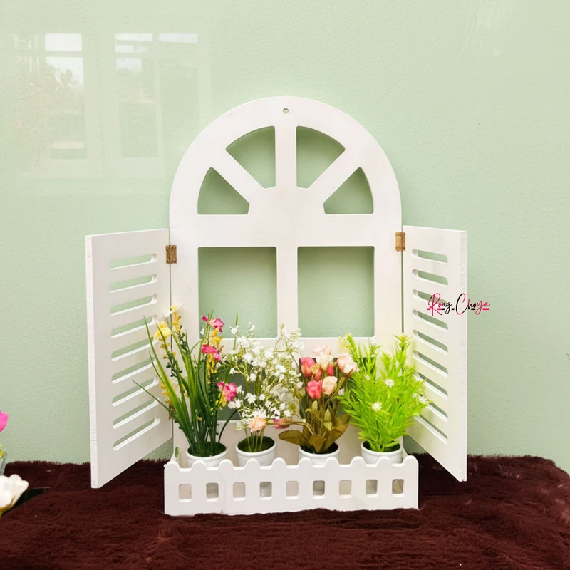 ফুলসহ জানালা - Window with Flowers Combo - 2